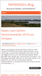 Mobile Screenshot of blog.papierossi.de